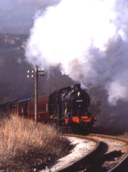 train vapeur en Angleterre